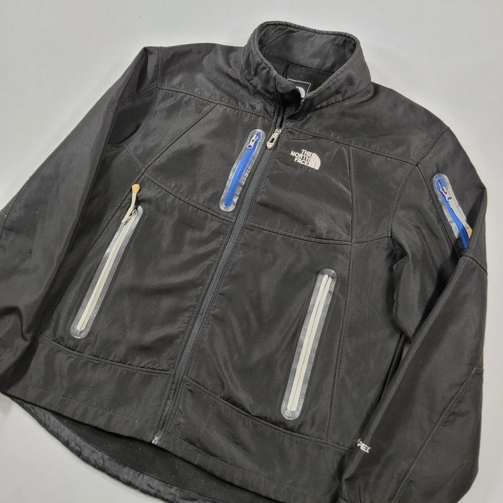 The North Face Apex Jacket‎ Mens Large Black Rain Wind Well Worn